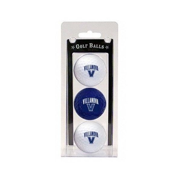 Team Golf NCAA Villanova Wildcats Regulation Size Golf Balls, 3 Pack, Full Color Durable Team Imprint