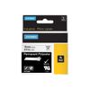Rhino Tape Permanent Polyester 19mm black on white