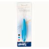 Drive Medical Button Hook with Zip Pull - Blue
