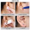 4 Pack Self Ear Piercing Gun, Disposable Self Ear Piercing Gun Kit with Earring Studs Safety Ear Piercing Gun Kit Tool (silver)
