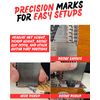 String Action Gauge for Guitars - Precision Setup Tool for Accurate Neck Relief, String Height, and Bridge Adjustments - String Action Ruler with Easy-to-Read Markings