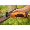 Sharp Pebble Electric Chainsaw Sharpener Kit - Comes with Chain Saw Sharpener Tool, 4 File Size Diamond Sharpening Wheels, Angle Attachment, Wrench & eBook.
