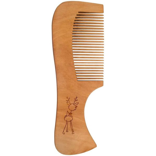 'Reindeer Behind' Wooden Comb (HA00041073)