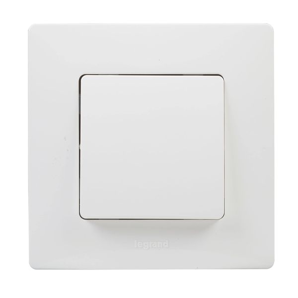 Legrand 396450 NL BL Monobloc Switch, White, Single