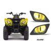 Headlight Eye Graphics Kit Decal Sticker Cover For Suzuki Ozark 250 ECLIPSE YLLW