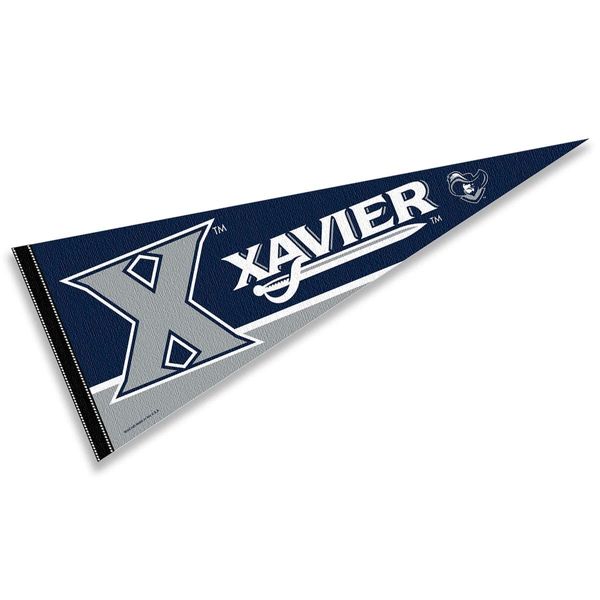 College Flags & Banners Co. Xavier Pennant Full Size Felt