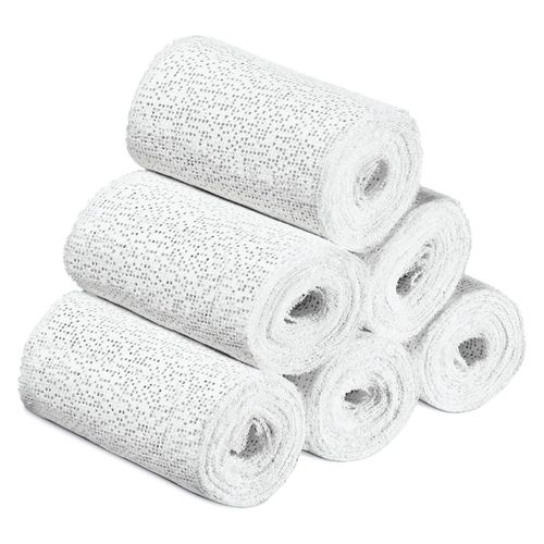 Plaster Coth Rolls 6 Pack Plaster Gauze Bandage Plaster Strip Gauze Wrap for Body Casts Craft Projects Belly Molds 3in x 106 inch