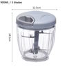 Manual Mincer Garlic Chopper Hand Pull Press Crusher Vegetable Kitchen Tools