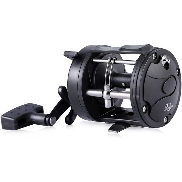 Sougayilang Round Baitcasting Fishing Reel for Catfish, Salmon/Steelhead, Striper Bass, Pike,Inshore Surf Fishing Reels, Conventional Reel-40