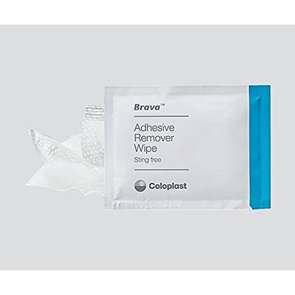 Coloplast BravaTM Adhesive Remover Wipes, Pack of 30 Bags 12011