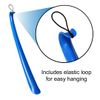 Rehabilitation Advantage Flexible Blue Plastic Shoehorn, 24 Inch