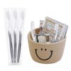 Grey Handle Toothbrush, Bulk Disposable Toothbrushes Individually Packaged for Travel, Hotel (100)