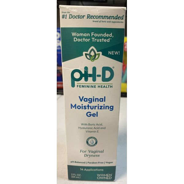 Ph-d Vaginal Moisturizing Gel, 2 fl oz Exp 04/2026 Missing 1 Applicator