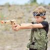 Commando Toy Play Set 5 Piece Military Toys for Kids Cowboy Sheriff Blaster with Holster and Adjustable Belt, Role Play Dress Up Halloween Costume Accessories