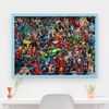 Clementoni 39411 Clementoni-39411-Impossible Puzzle-Marvel-1000 Pieces, Multi-Colour