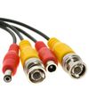 5M White Premade BNC Video Power Cable/Wire for Security Camera, CCTV, DVR, Surveillance System, Plug & Play