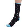 Silky Toes Women's Crew Designed Fun Socks, 8 Pairs (DotsNStripes)