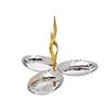 Godinger Nut Dish, Serving Dish, Chocolate Dish, Candy Dish, 3 Sectional