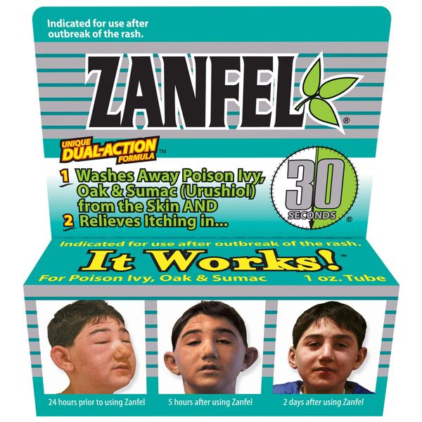 ZANFEL - Poison Ivy, Oak & Sumac Wash, 1 Oz