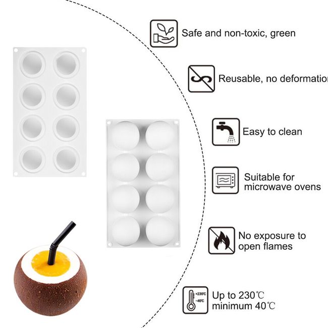 Mold Cake Microwave Oven, Silicone Baking Molds Ovens