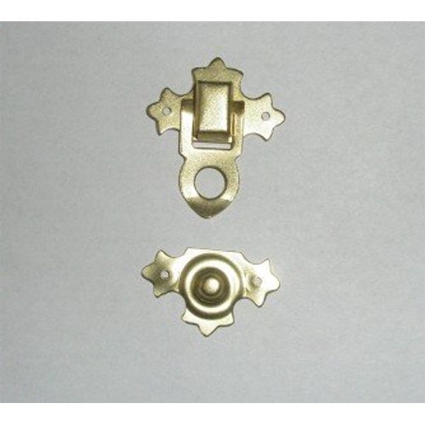 Drewbis (Z1) Gold Toggle Case Catch Box Trinket Chest Latch Trunk Clasp box nails