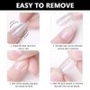 480 PCS 20 Sheets Transparent False Nail Stickers Double-Side Glue False Nail Sticky Tabs Waterproof False Nail Glue Stickers Breathable False Nail Tabs Adhesive Strong for Press on Nail DIY Nail Art