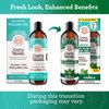 GuruNanda Starter Pulling Oil Mouthwash for Natural Teeth Whitening, Coconut and Peppermint Oil for Fresh Breath & Happy Gums, Alcohol-Free, 2X8 Oz