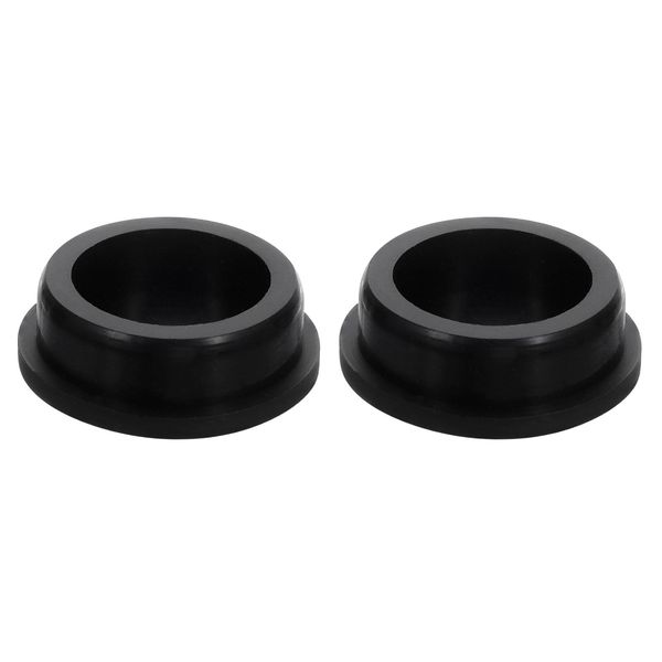 sourcing map 2 Pcs Black Plug Holes, Waterproof Rubber Button Plug for 44mm / 1.73" Hole