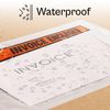 4.5" x 5.5" Packing List Envelope W/Message"Invoice Enclosed" Orange Panel Face Pack of 2000