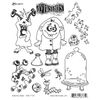 Dylusions Stamps Rubber Monster Mash Cling Stamps,