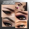 Boobeen Waterproof Eyebrow Pen - Eyebrow Pencil with Microfork Tip Applicator - Easy to Draw Natural Eyebrows, Dark Brown