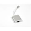Micro SATA Cables Type C to HDMI A/F Dongle 4K with Metal Shell