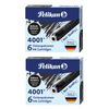 Pelican Cartridge Ink TP/6, Black, 6/2 Box Set