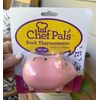Chef Pals Pork Thermometer Light Flashes & Alarm "OINKS"  - NIP