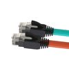 [LINKUP] Cat6A Plug Boot | RJ45 Ethernet Connector Jack Boot | Black | 100-Pack | For Round Cable