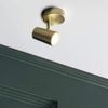LITECRAFT Chobham Spotlight Adjustable Wall Ceiling GU10 Fitting - Satin Brass