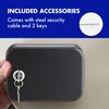 Helix - Personal Safe - Steel - Keyed Lock