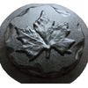 Leaf plaque mold plaster cement concrete leave plastic mould 8.5" x 3/4" thick