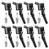 Ignition Coil & Spark Plug Compatible for Ford Lincoln Mercury 4.6L 5.4L V8