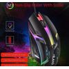 MILANG Limit Blade Luminous Computer Gamer Mouse Black 3D Optical Wired USB