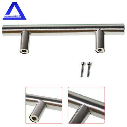 30 Pack Brushed Nickel Stainless Steel 6'' Cabinet Pulls Kitchen Cupboard Handle
