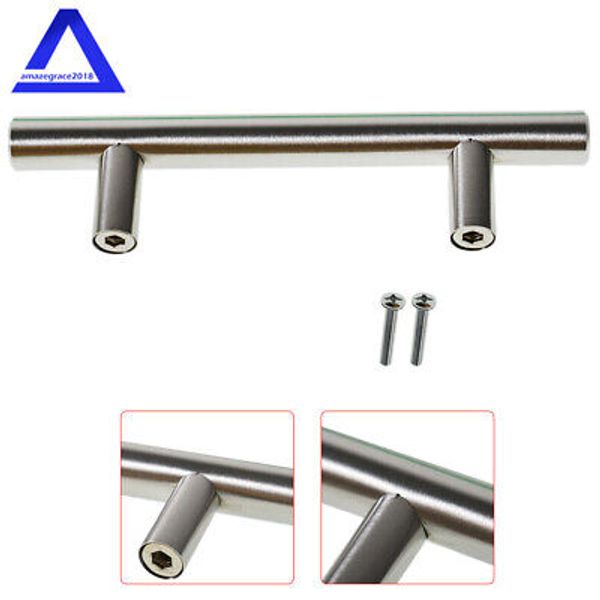 30 Pack Brushed Nickel Stainless Steel 6'' Cabinet Pulls Kitchen Cupboard Handle