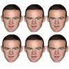 Star Cutouts SMP362 Wayne Rooney Mask, One Size