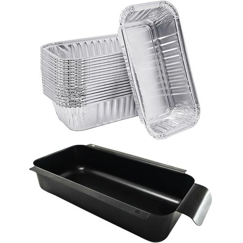 HWGckct Charbroil Grease Catcher Replacement, Metal Disposable Grill Cup Holder, 12 Liners, Model 9328812P06