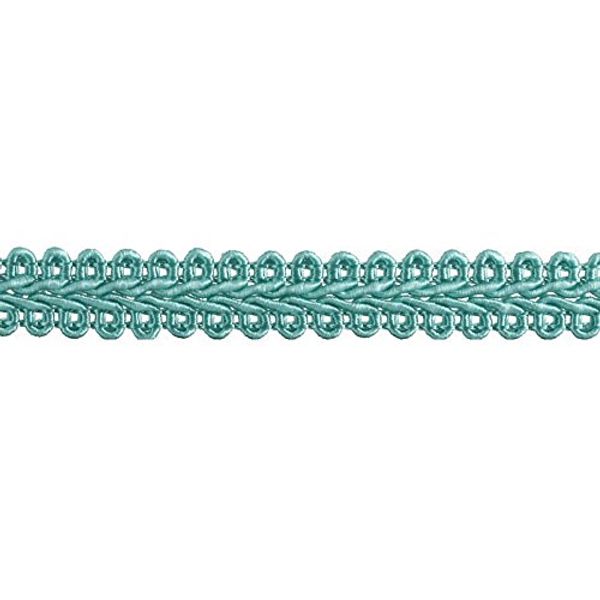 1/2" Chinese Braid Trim,Aqua, 9 YDS