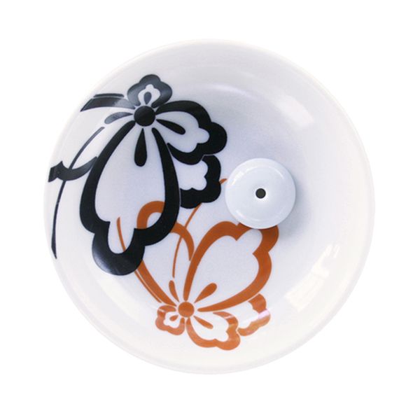 [Japanese Kodo] [Incense plate] Rim &quot;butterfly crest&quot; incense holder &amp; incense plate [Incense holder] [Incense plate] [Incense] [Kodo] [Edge series] [Butterfly] [Butterfly] [Crest] [Family crest] [Gift] [Present] [Hobby] [Japanese-style room