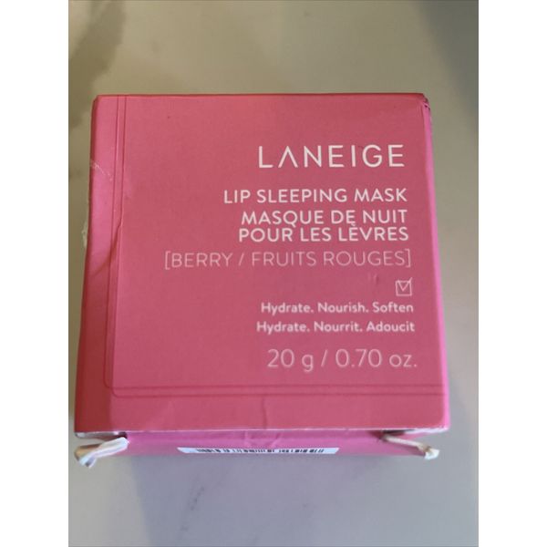 NEW LANEIGE Lip Sleeping Mask: Nourish & Hydrate with Antioxidants 0.70oz