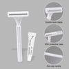 Disposable Razors in Bulk, Bulk Razors with Knife Cap, Individually Packaged Disposable Razors Bulk with Shaving Cream for Hotels, Shelters, Homeless, Nursing Homes, Charities, White (30)