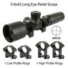 TACFUN 3-9x42 Long Eye Relief Scope with Weaver/Picatinny Ring