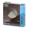 PathLux Round Surface Light IP65 2.2w 90lm 3000K Dark Grey